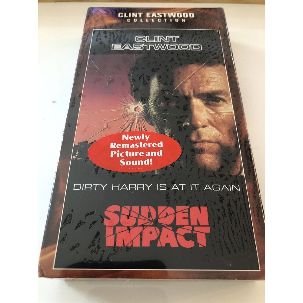 Sudden Impact‎ (VHS, 1983) Factory Sealed Clint Eastwood Dirty Harry Warner Bros
